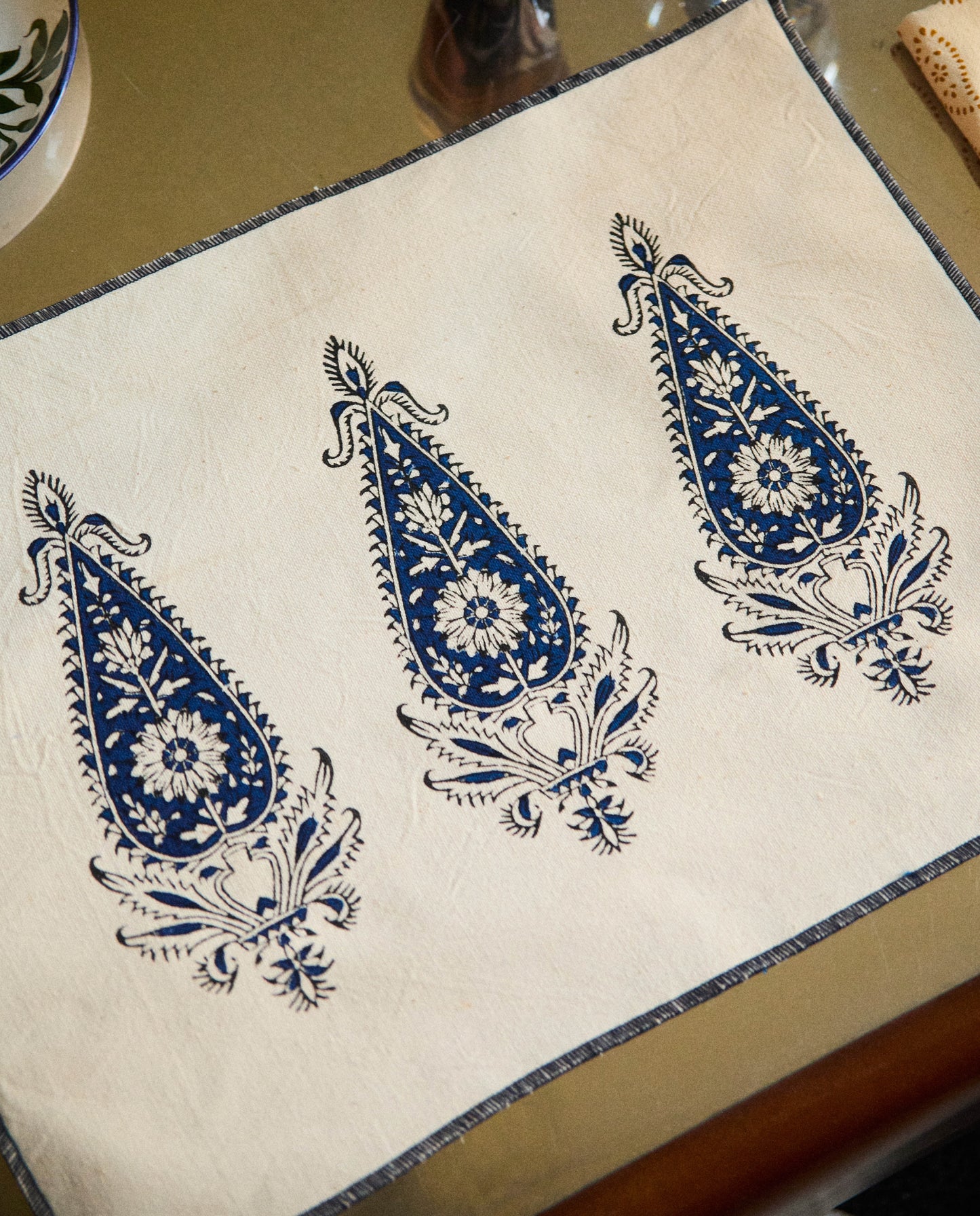The Esfahan Placemat, Indigo