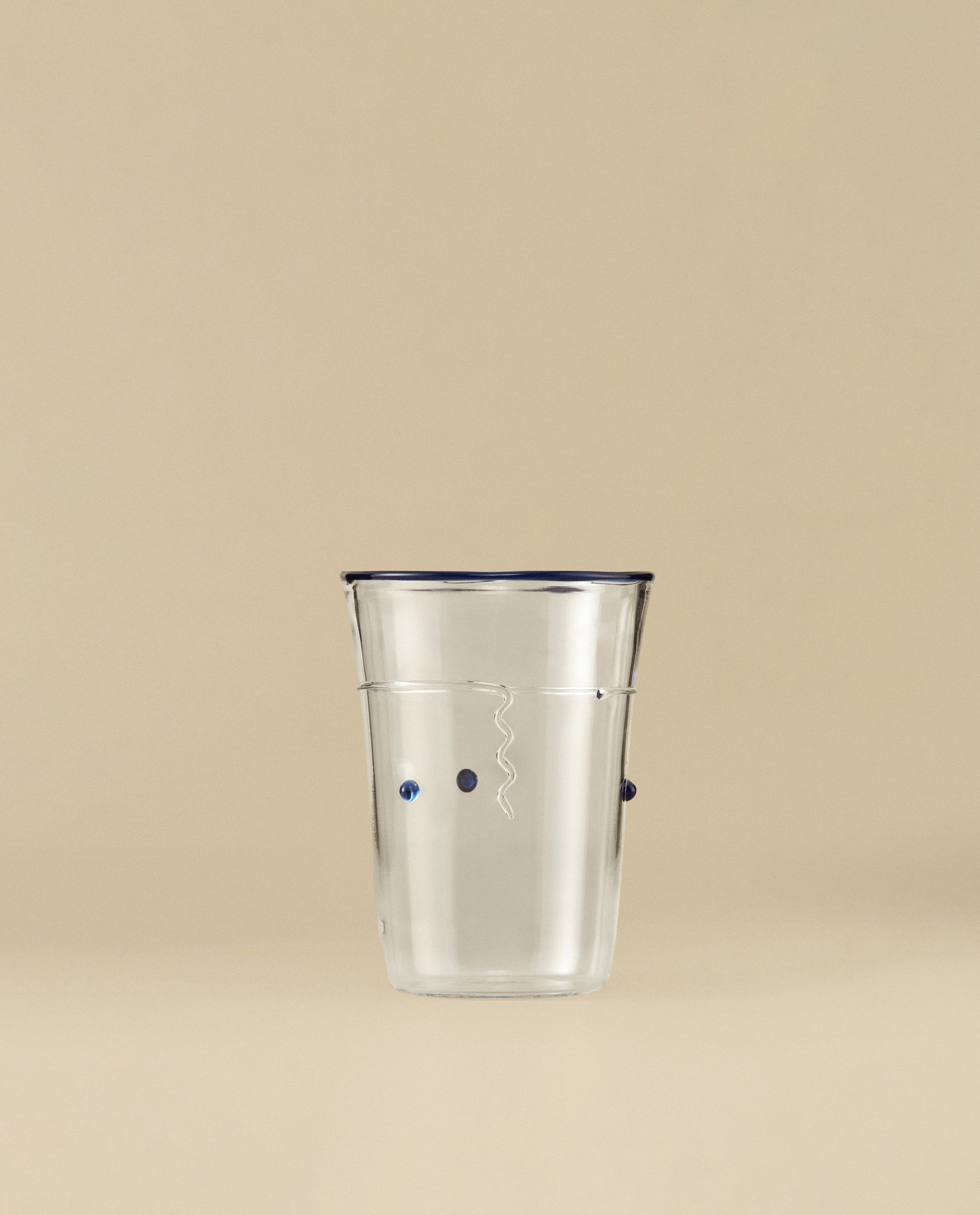 The Vesper Glass in blue.