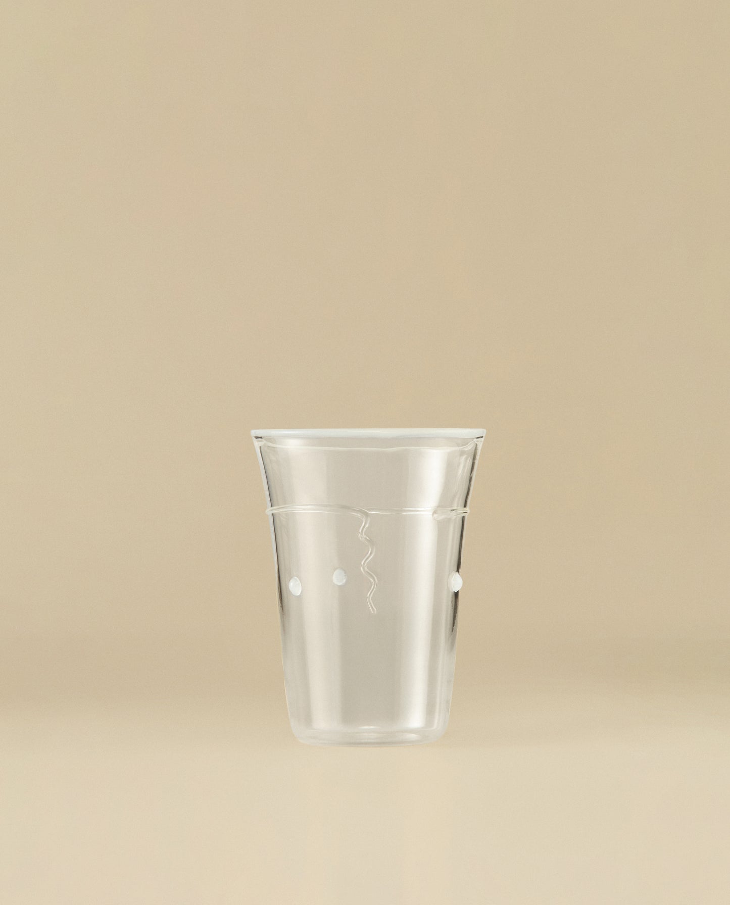 The Vesper Glass in white.