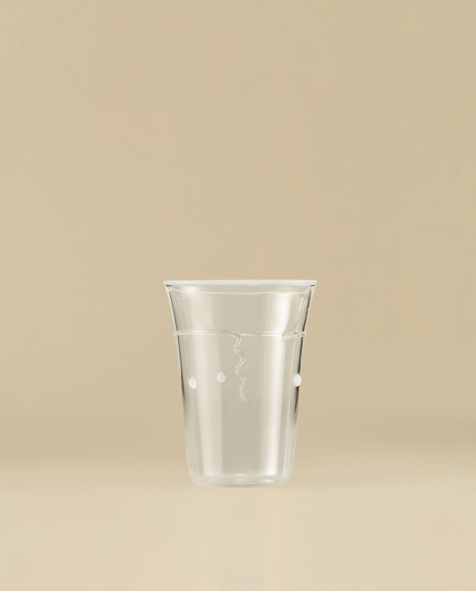 The Vesper Glass in white.