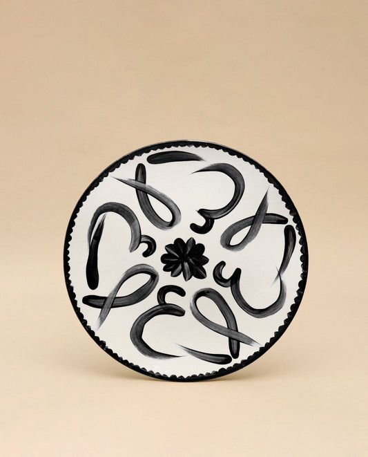 The Calligraphy Platter, Black