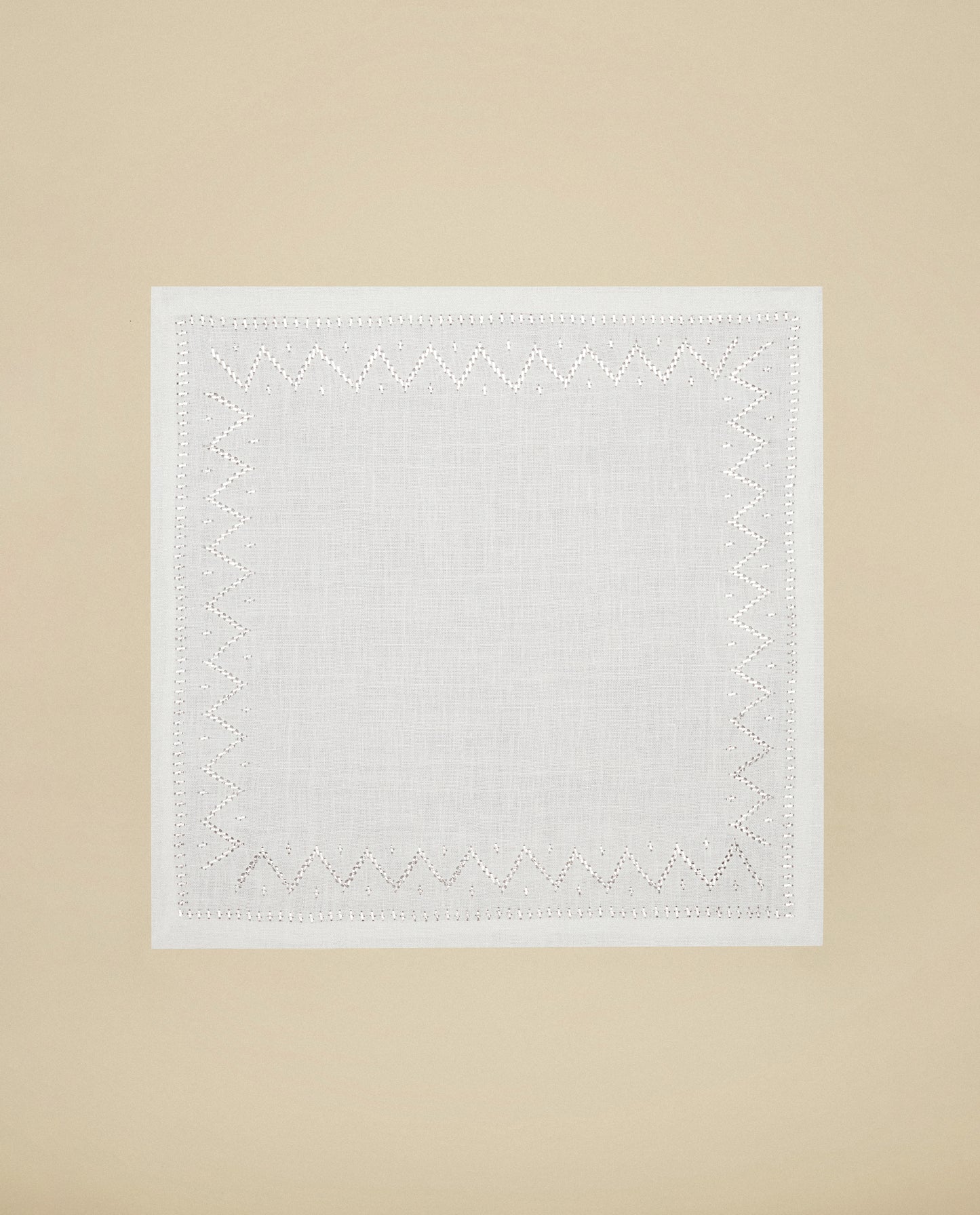 The Palmyra Sky Napkin, White