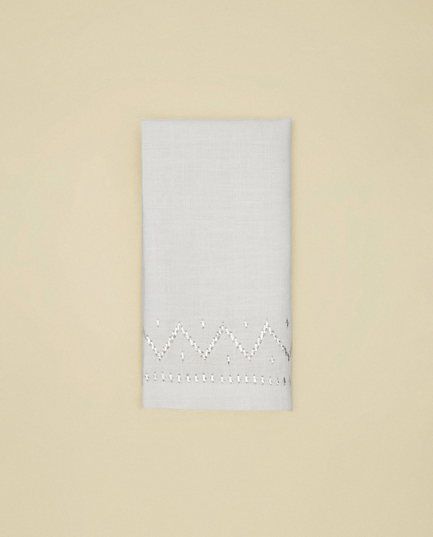 The Palmyra Sky Napkin, White
