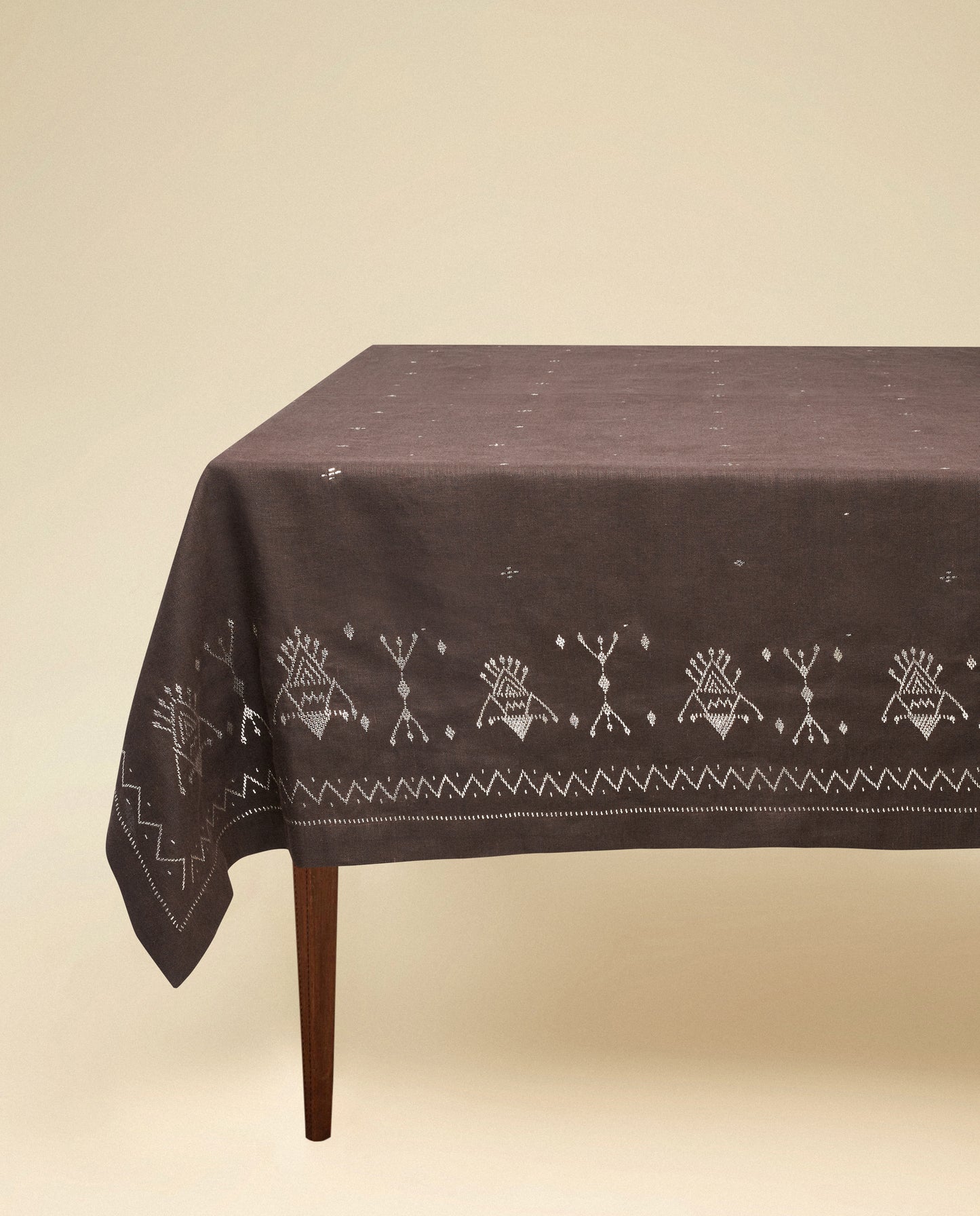 The Palmyra Sky Tablecloth, Tobacco
