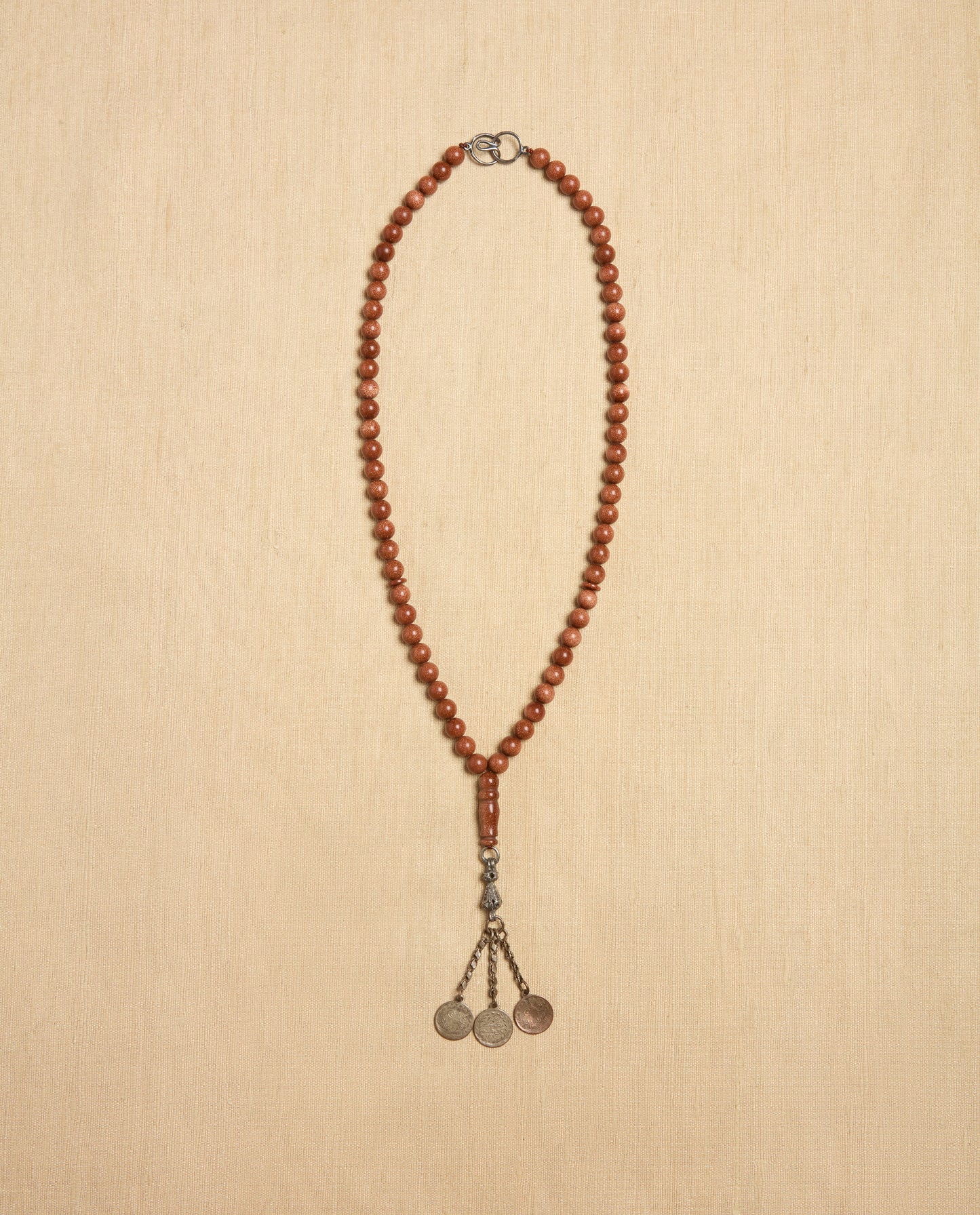 The Ancora Necklace in Starstone with Coin Tassel