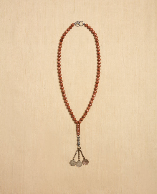 The Ancora Necklace in Starstone with Coin Tassel