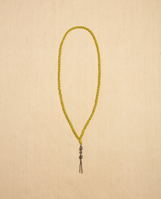 The Ancora Necklace in Serpentine Stone