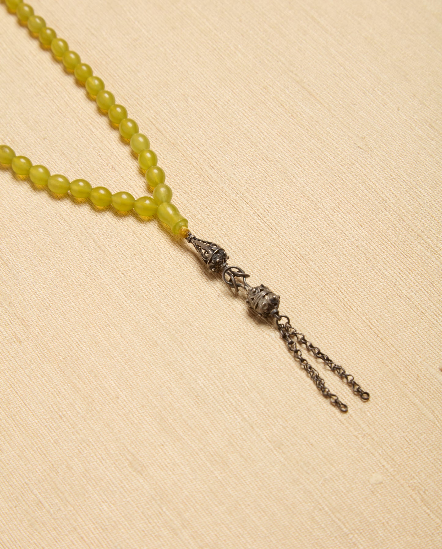 The Ancora Necklace in Serpentine Stone