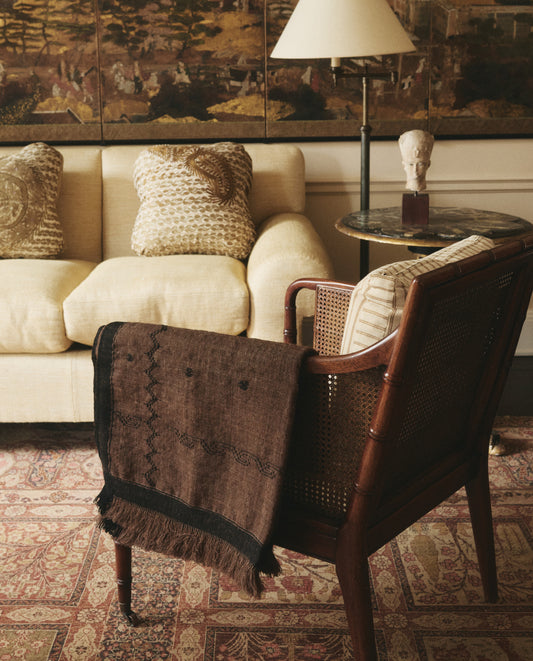 The Tarsus Tablecloth, Brown and Black