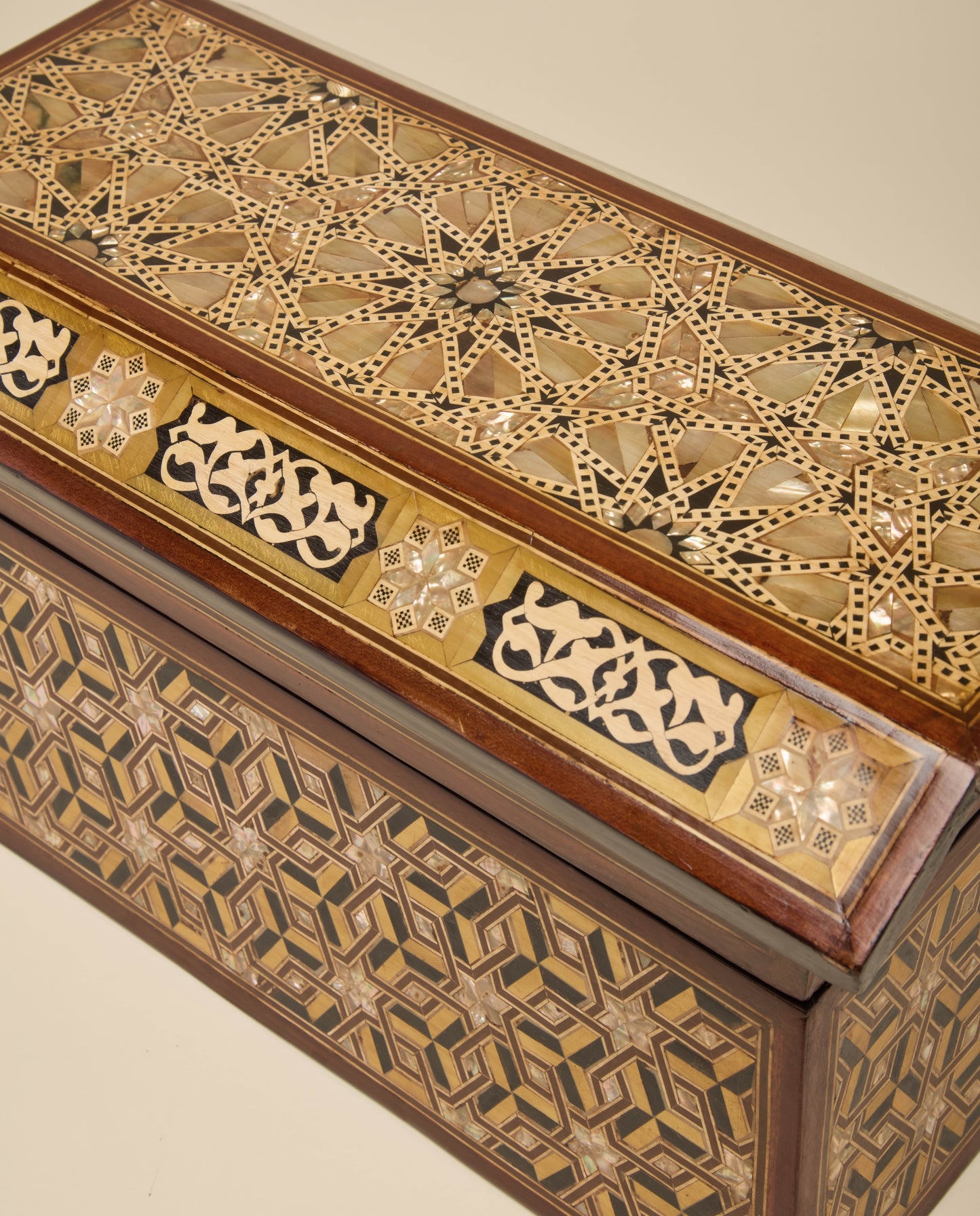 Antique Mother-of-Pearl Dowry Chest