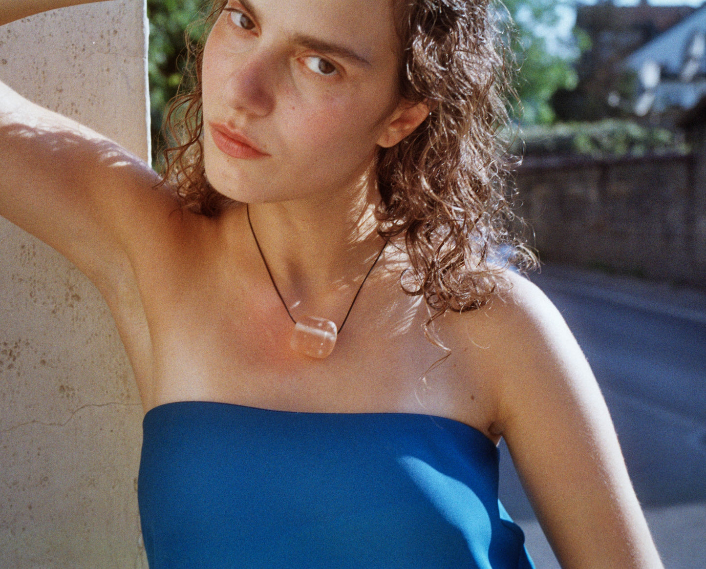 The Sea Glass Necklace, pink