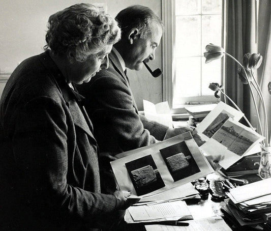Agatha Christie and her husband, archaeologist Max Mallowan.