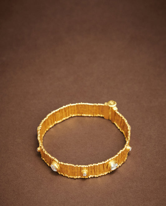 The Priam Rose Cut Diamond Bracelet