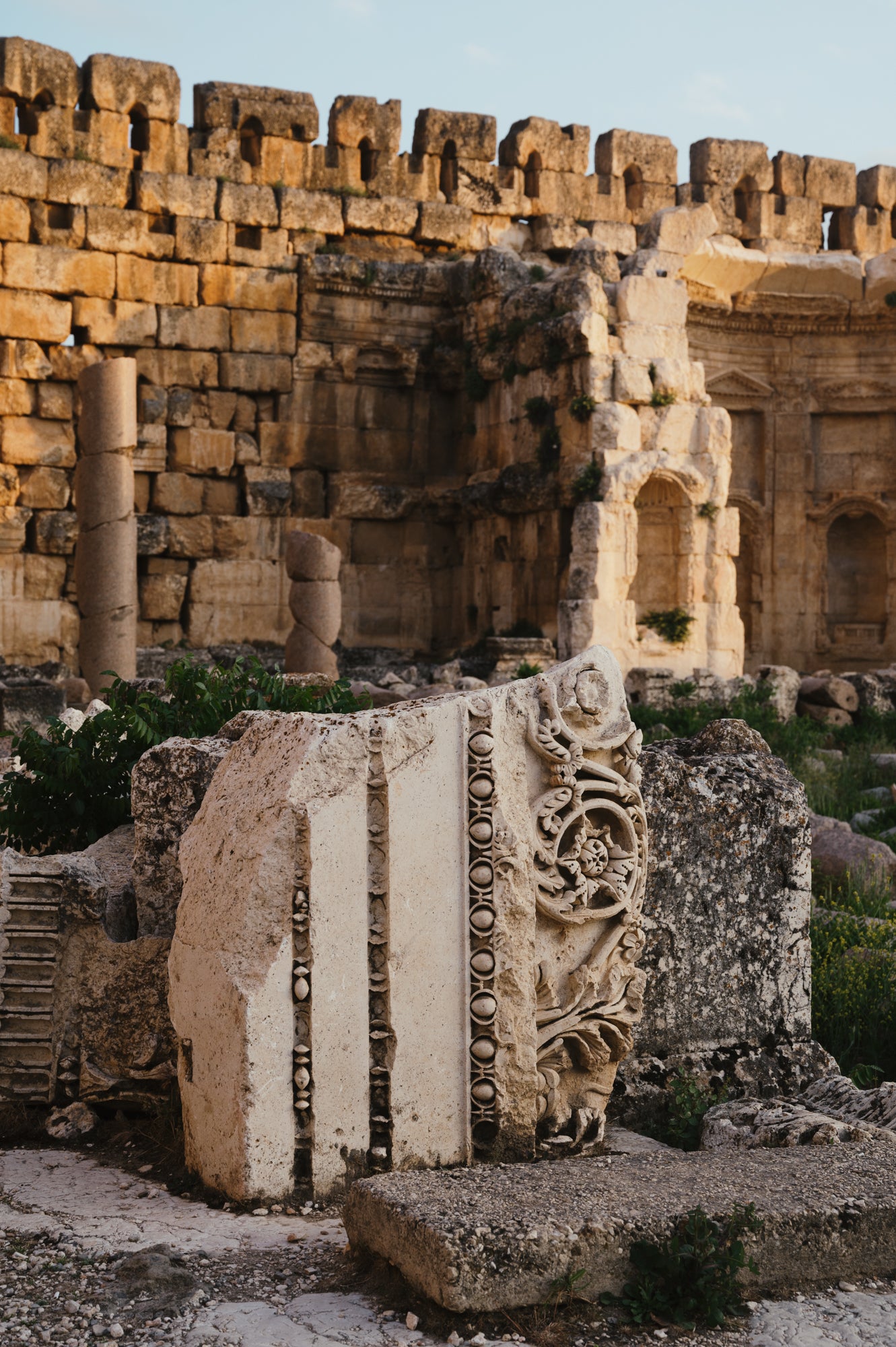 Temple of Jupiter, Baalbek, Lebanon.