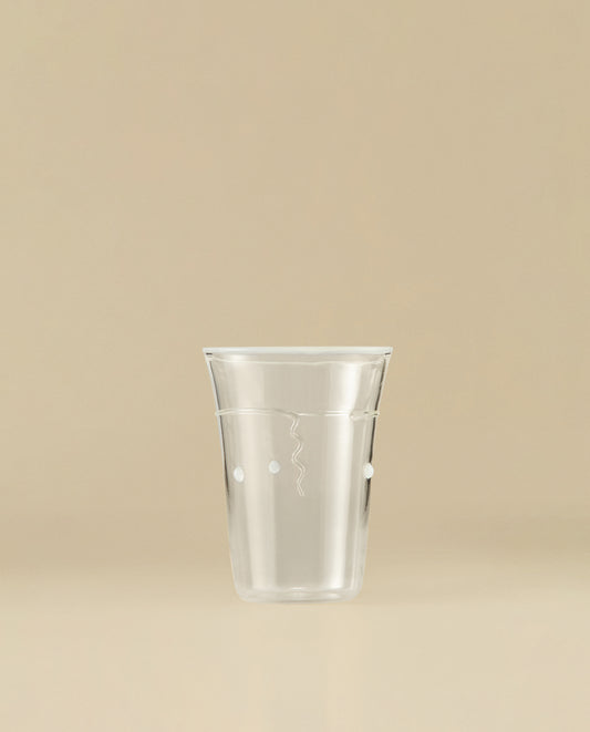 The Vesper Glass in white. 
