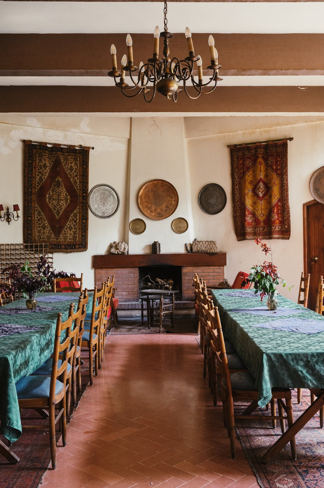 Palmyra’s dining room once served 300 visitors a day. 