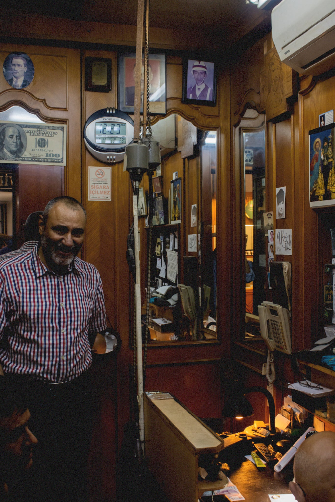Sevan is one of the last hand-engravers of silver in the Bazaar.