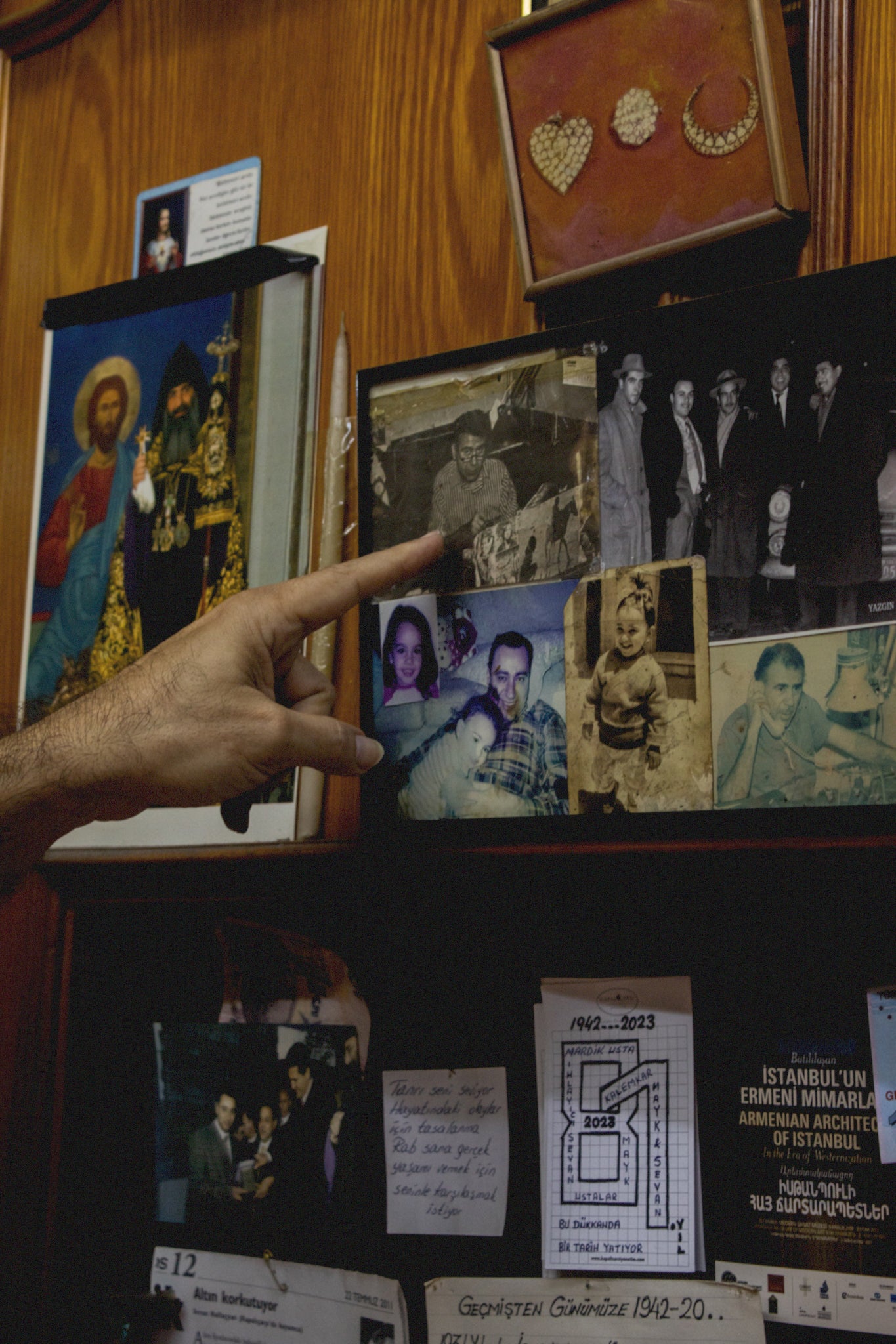 Sevan's father, who opened his silver shop in 1955.