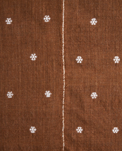 The Tarsus Tablecloth, Brown and White