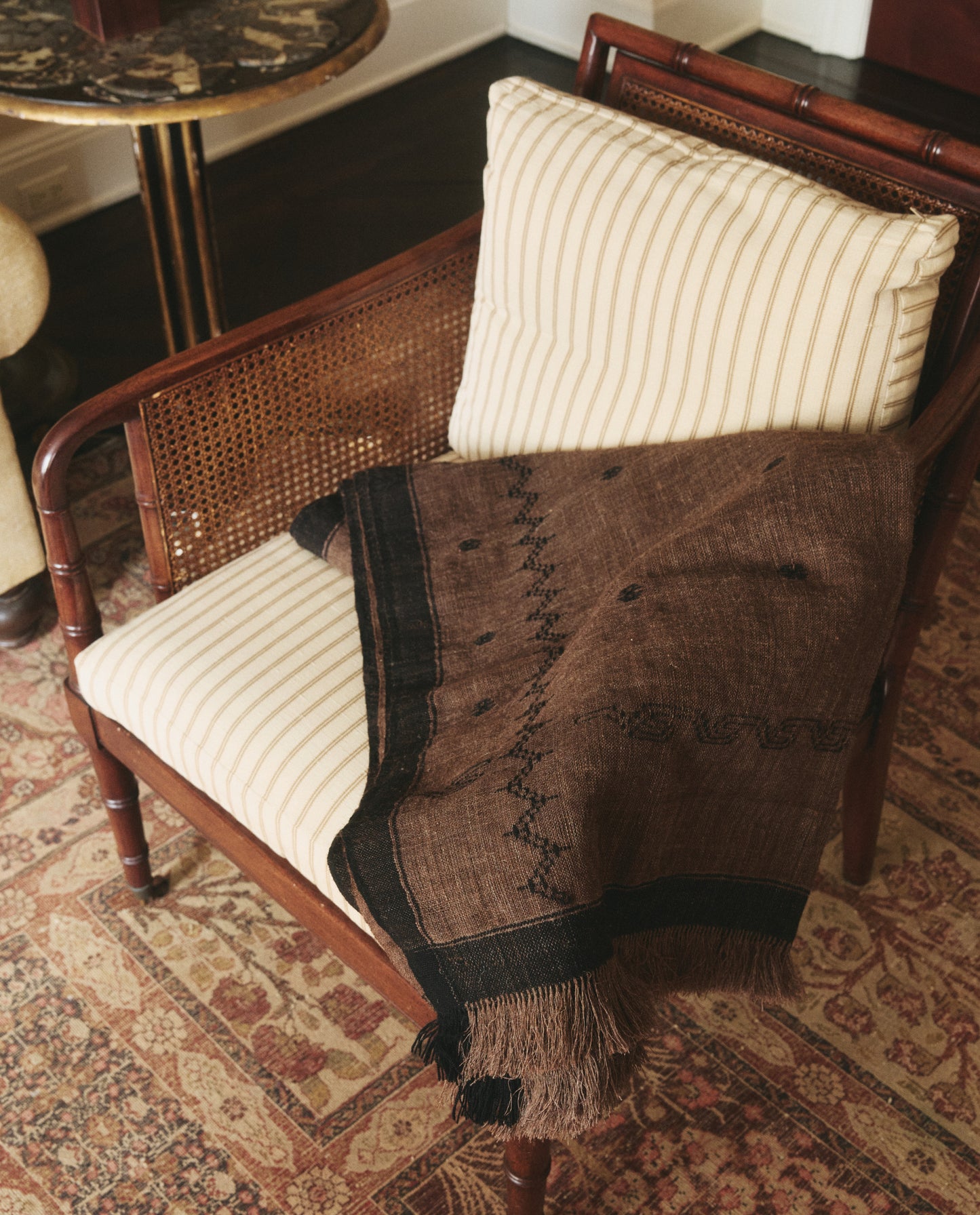 The Tarsus Tablecloth, Brown and Black