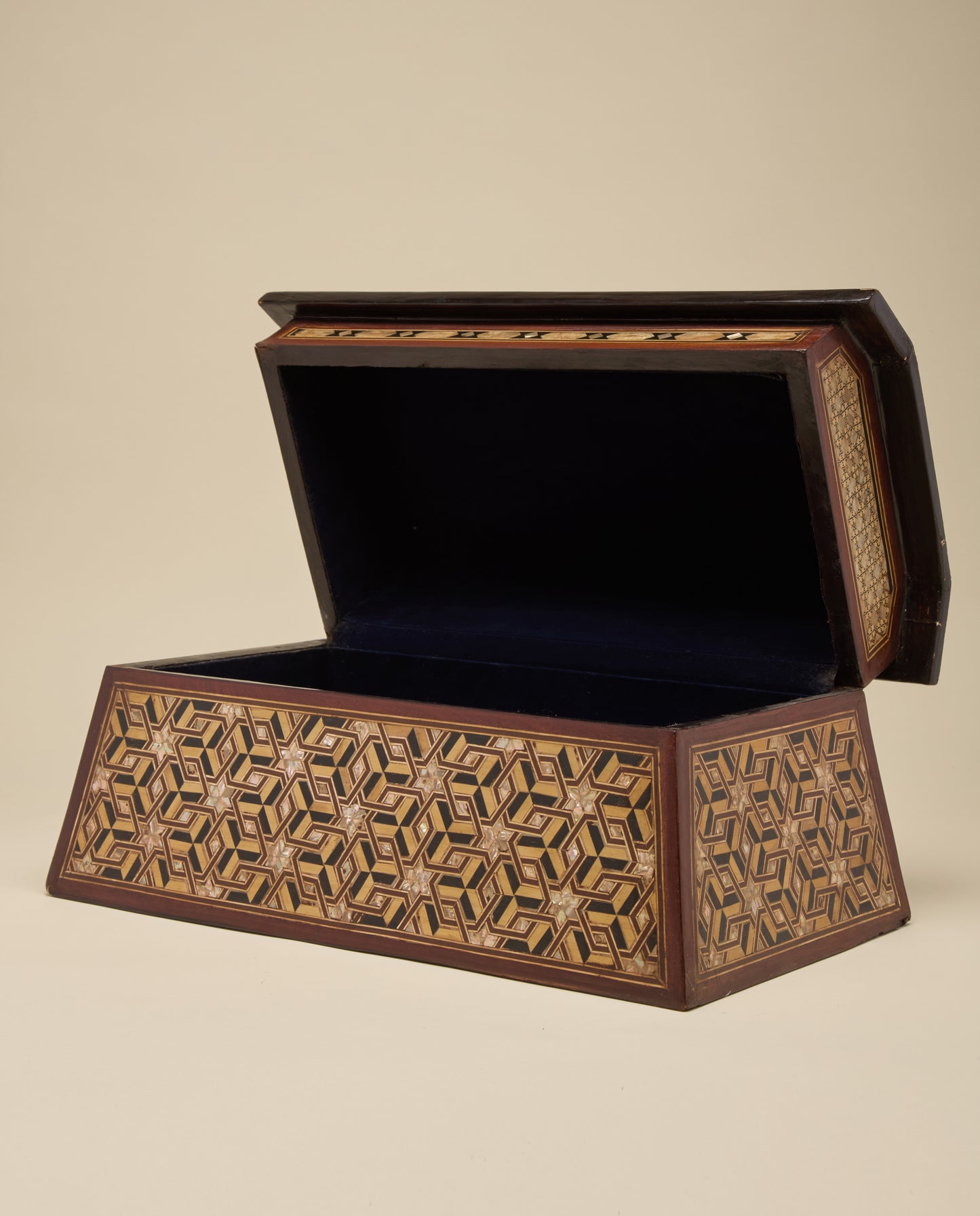 Antique Mother-of-Pearl Dowry Chest