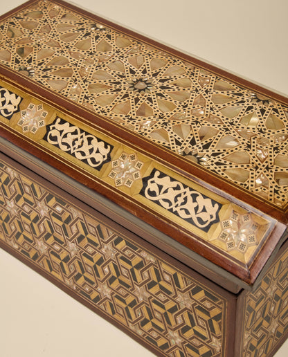 Antique Mother-of-Pearl Dowry Chest