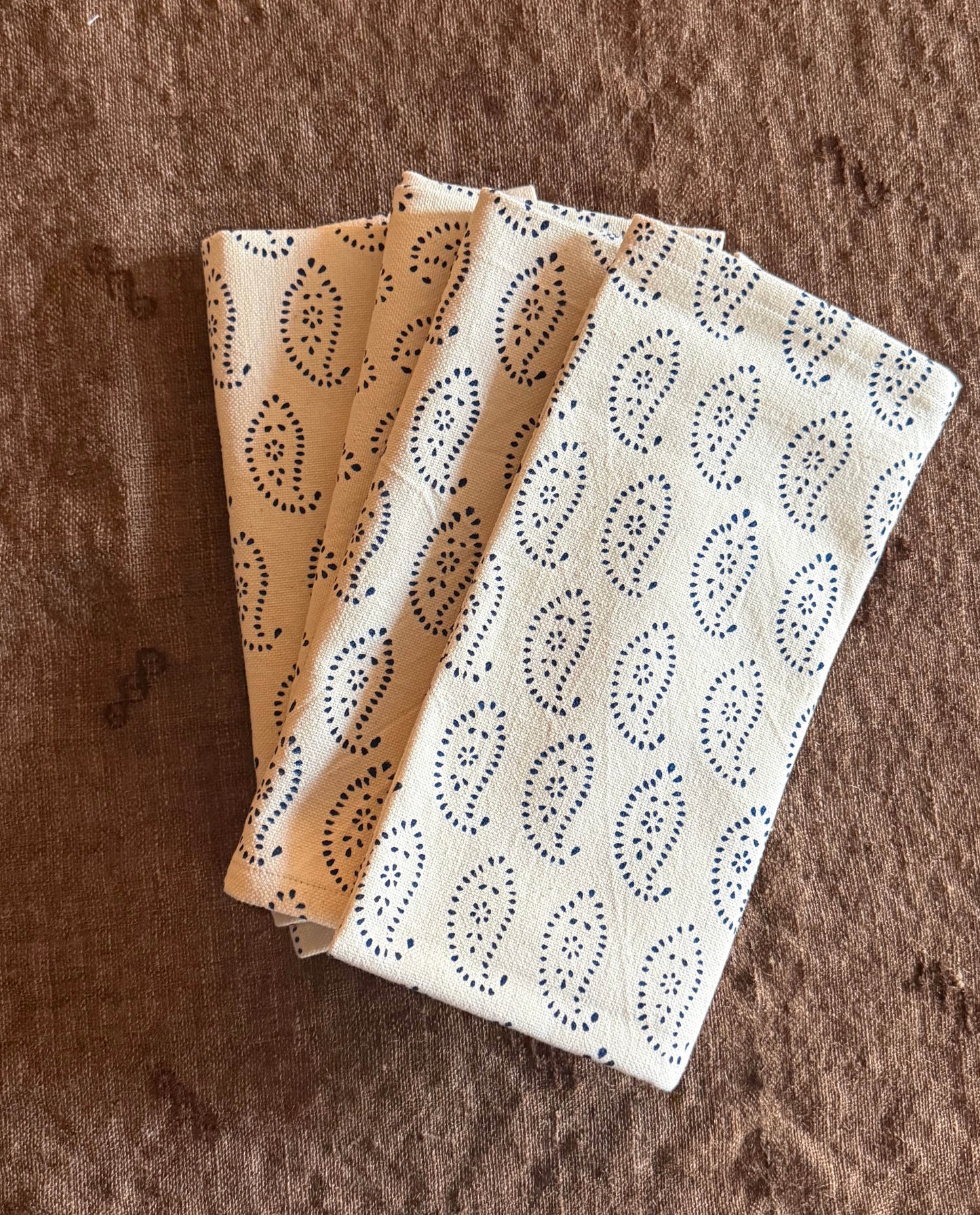 The Esfahan Napkin, Indigo - Set of 4