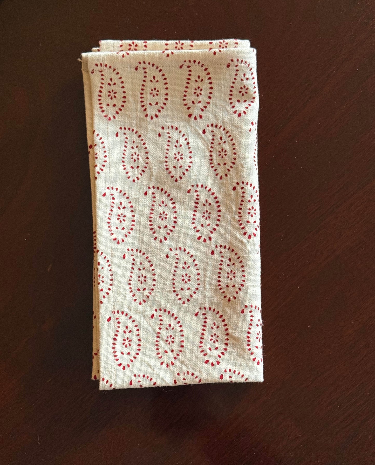 The Esfahan Napkin, Peperoncino - Set of 4