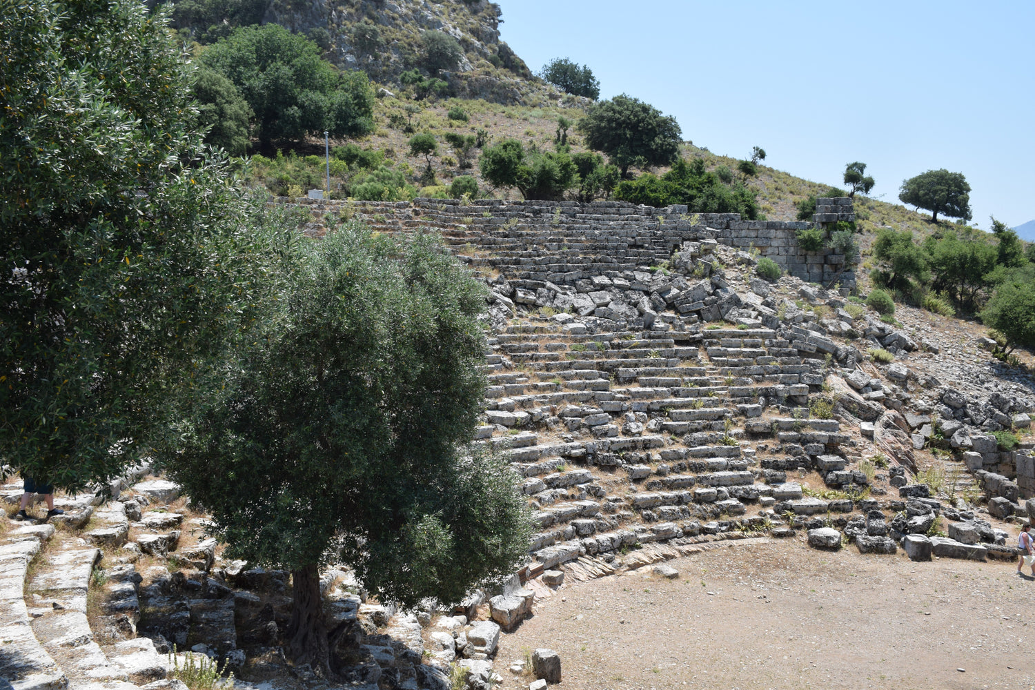The amphitheater at Kaunos. 